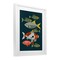 Stupell Industries Midcentury Pond Fishes Framed Print Under Glass, design by Renea L. Thull